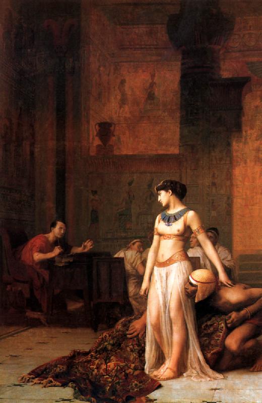 Jean Leon Gerome Cleopatra before Caesar oil painting picture